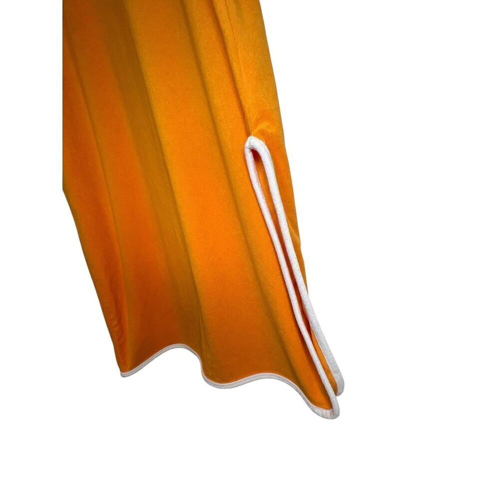 Juicy Couture Orange Y2K Terry Cloth Towel Maxi Tank Dress - Picture 4 of 6
